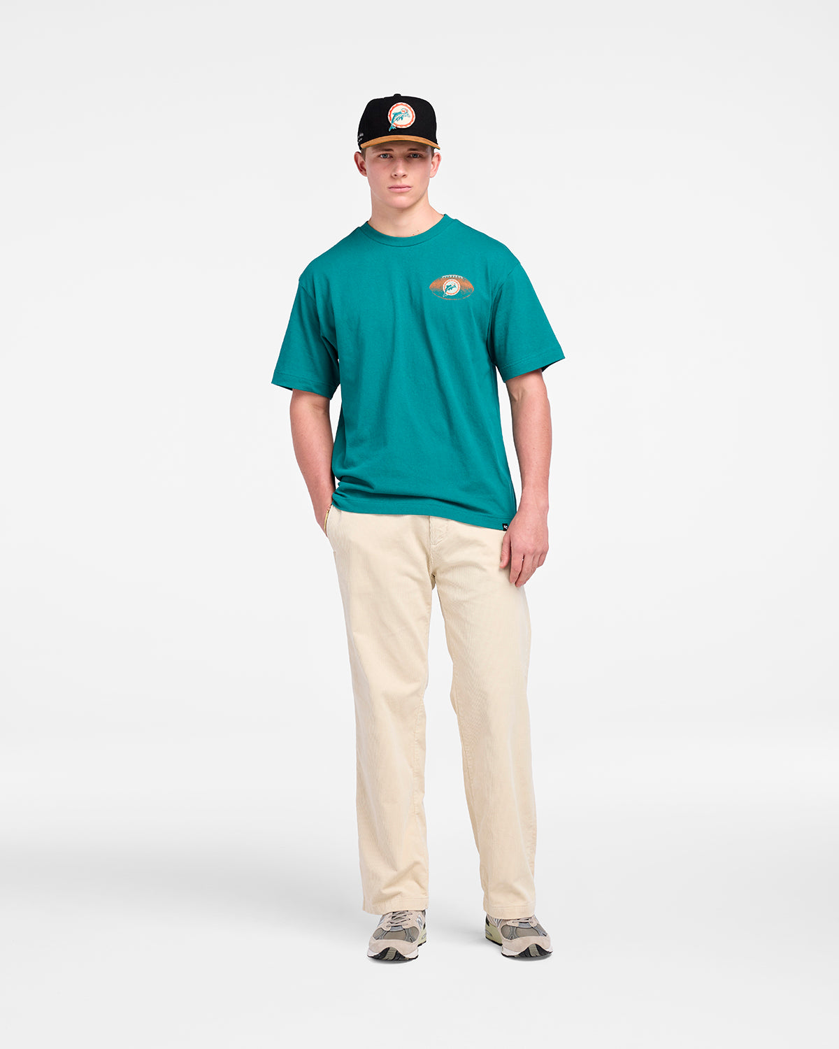 MIAMI DOLPHINS HISTORIC GAME ON '47 FOUNDATION TEE