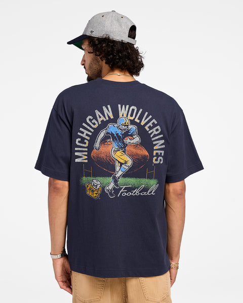 MICHIGAN WOLVERINES VINTAGE GAME ON '47 FOUNDATION TEE