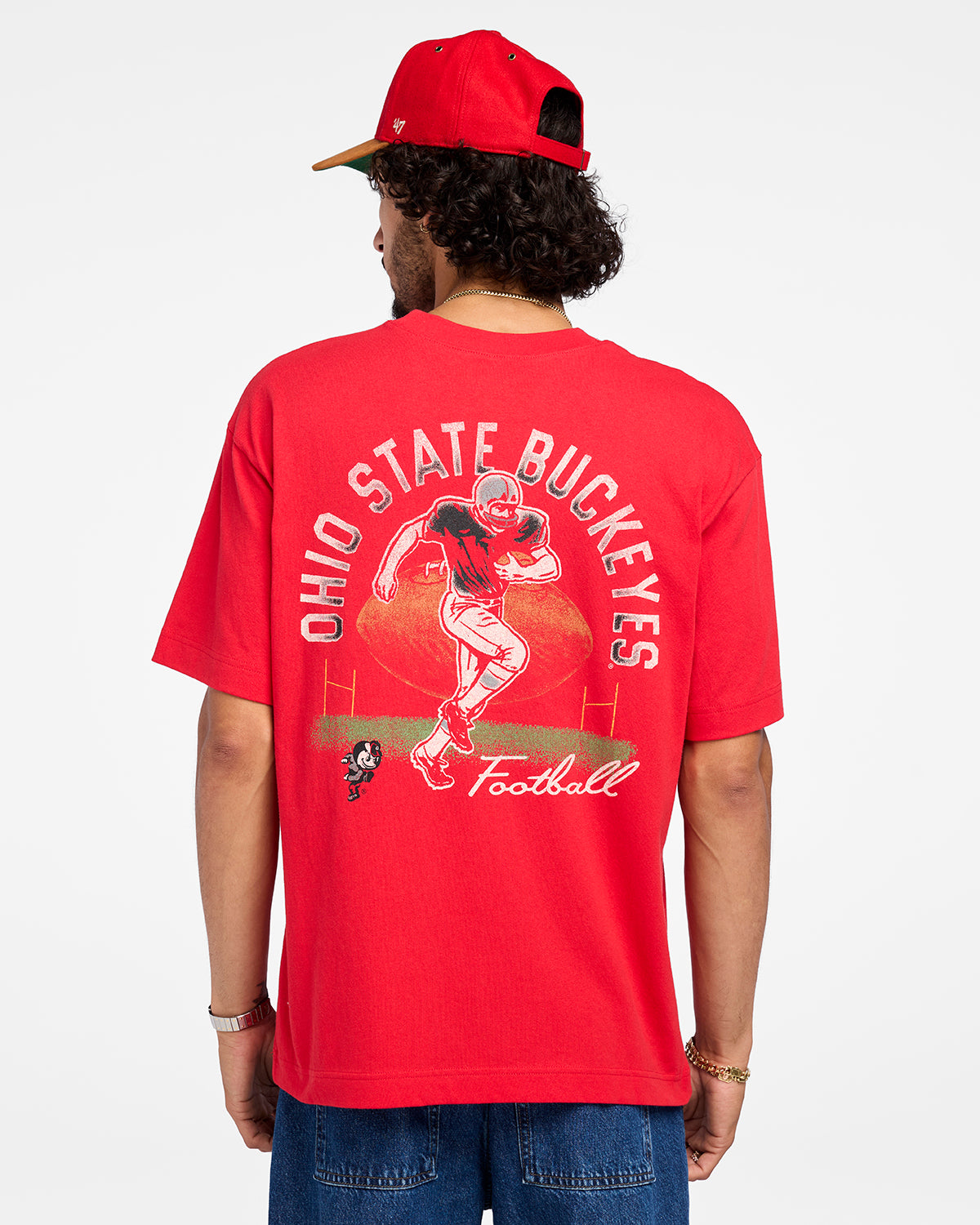 OHIO STATE BUCKEYES VINTAGE GAME ON '47 FOUNDATION TEE