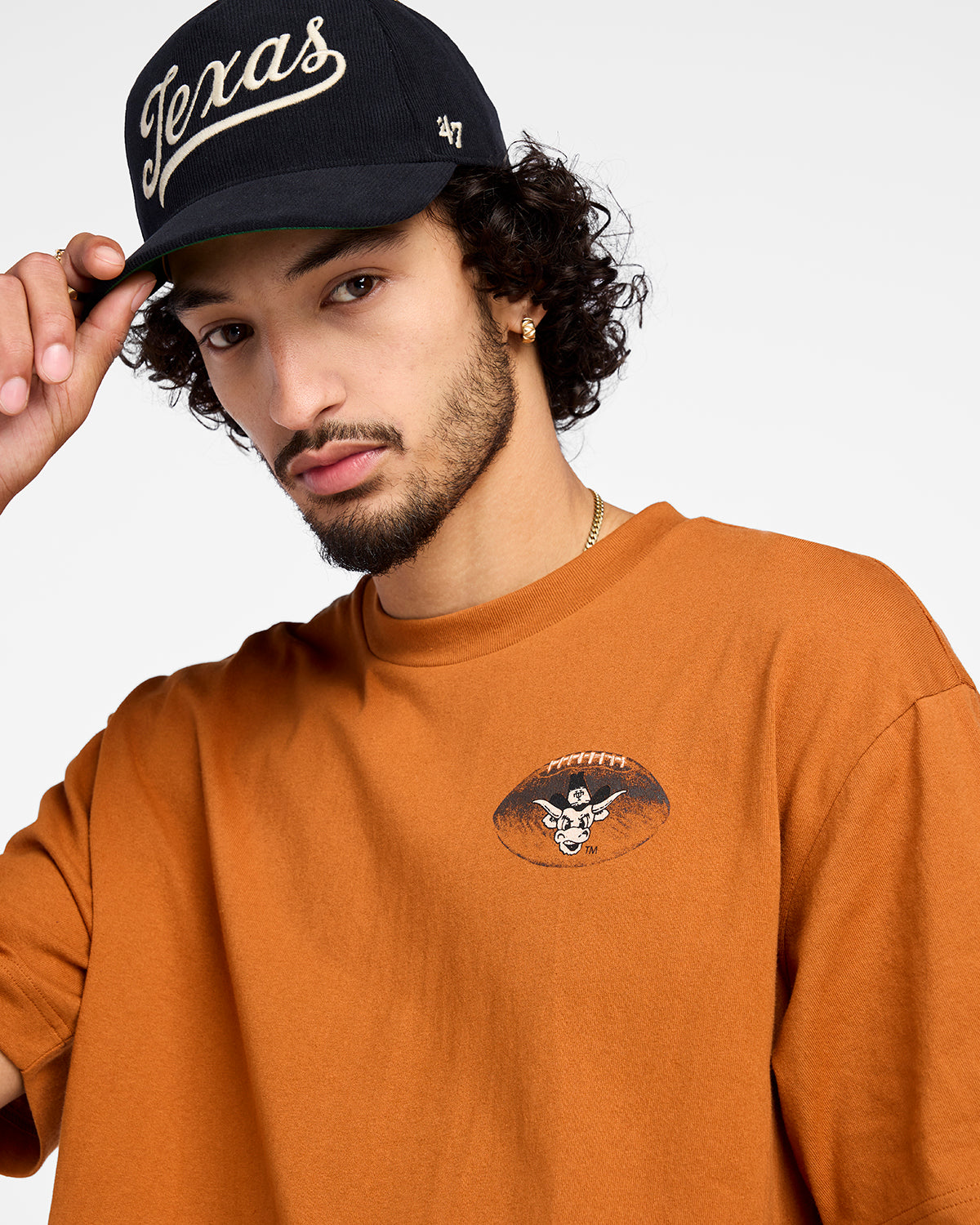 TEXAS LONGHORNS VINTAGE GAME ON '47 FOUNDATION TEE