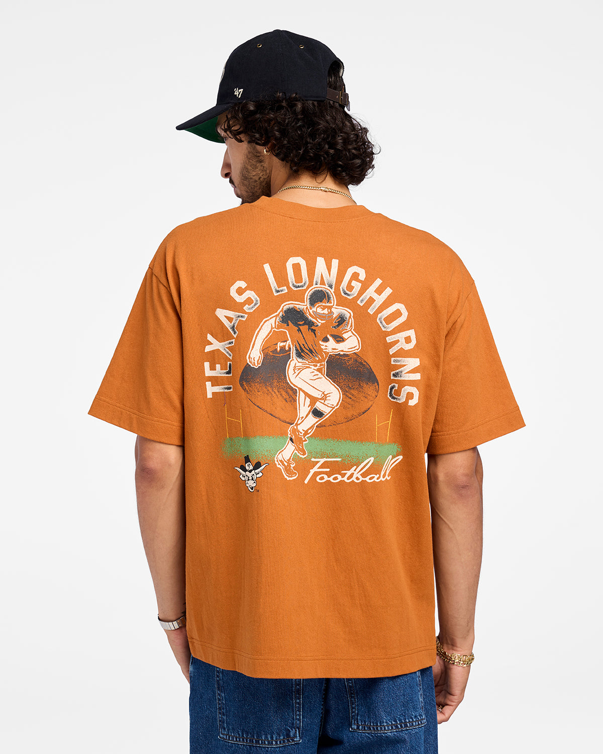 TEXAS LONGHORNS VINTAGE GAME ON '47 FOUNDATION TEE