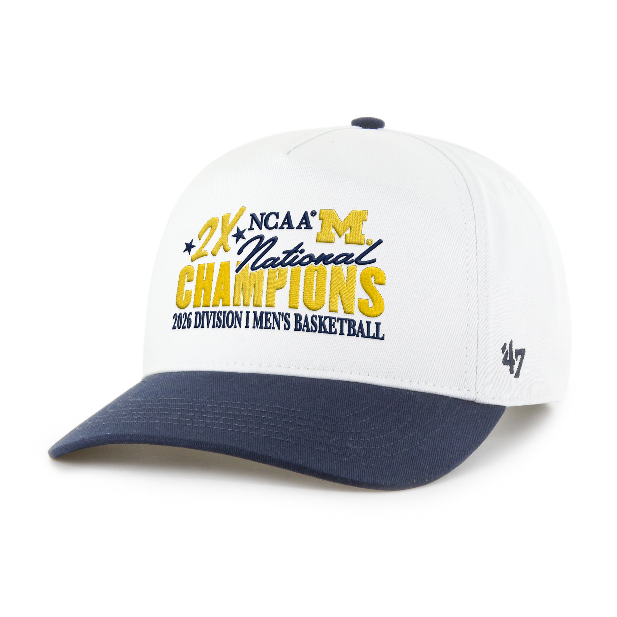 MICHIGAN WOLVERINES NCAA NATIONAL CHAMPIONS TWO TONE '47 HITCH
