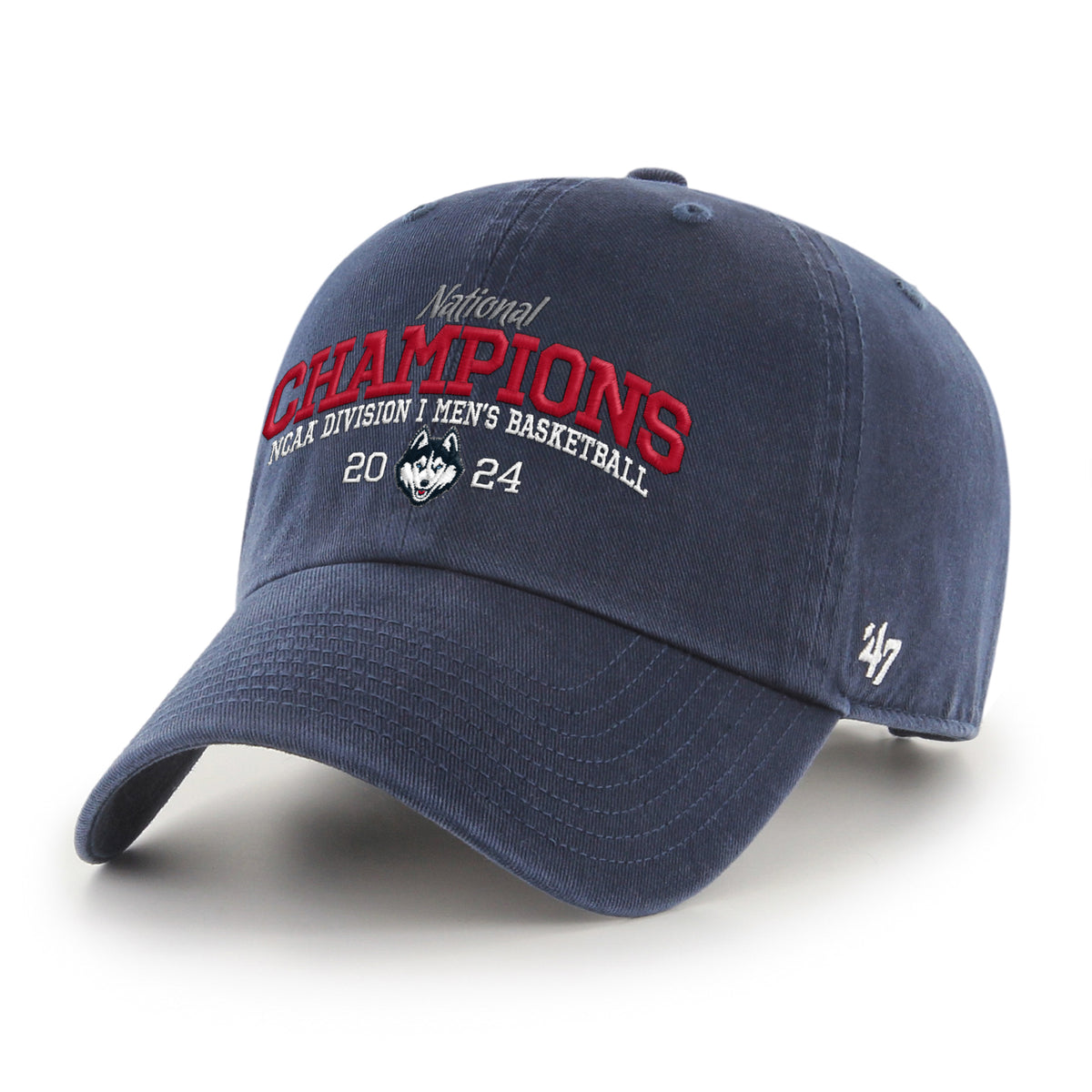 CONNECTICUT HUSKIES UCONN NCAA NATIONAL CHAMPIONS '47 CLEAN UP