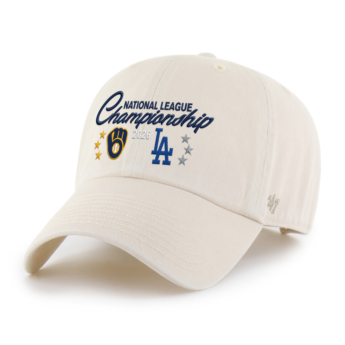 MILWAUKEE BREWERS VS. LOS ANGELES DODGERS CHAMPIONSHIP DUELING '47 CLEAN UP