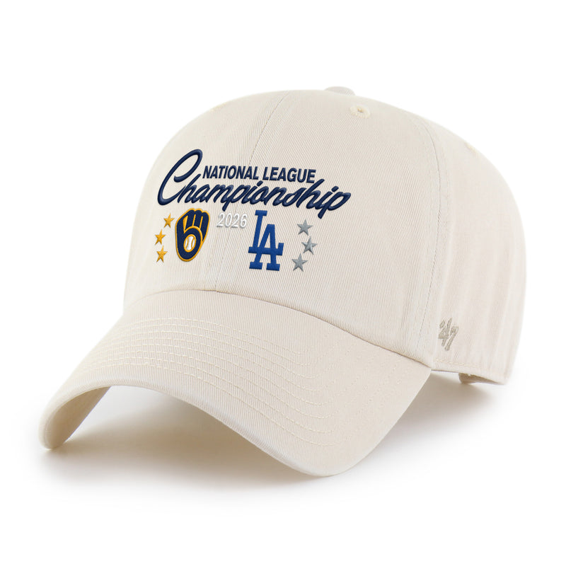 MILWAUKEE BREWERS VS. LOS ANGELES DODGERS CHAMPIONSHIP DUELING '47 CLEAN UP