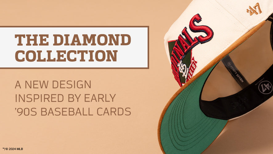 The Diamond Collection. A new design inspired by early 90's baseball cards. 