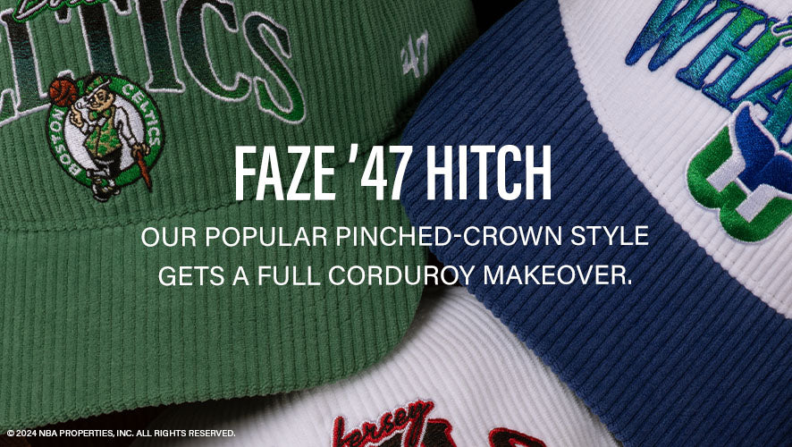 Faze '47 HITCH. Our popular pinched-crown style gets a full corduroy makeover.