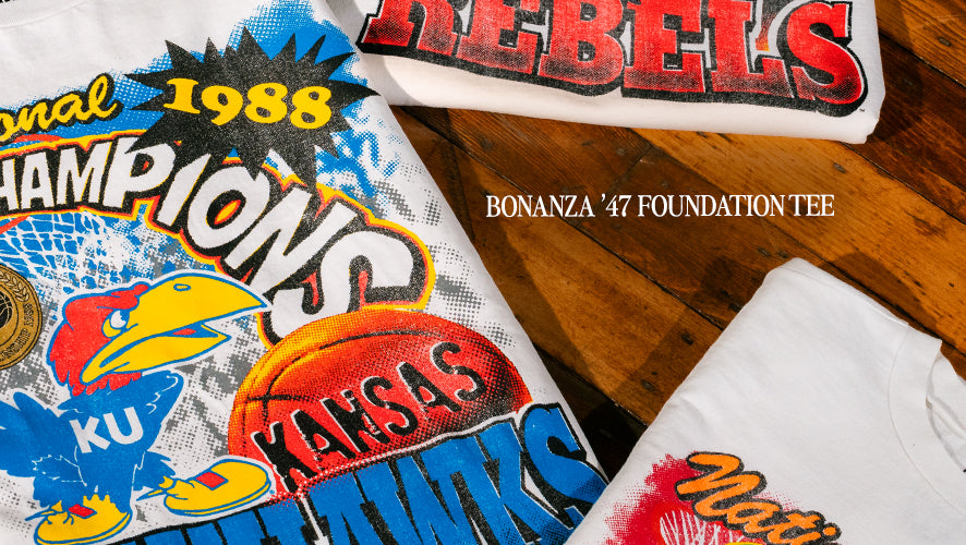 Trophy Case March Madness Collection Bonanza '47 Foundation Tee.