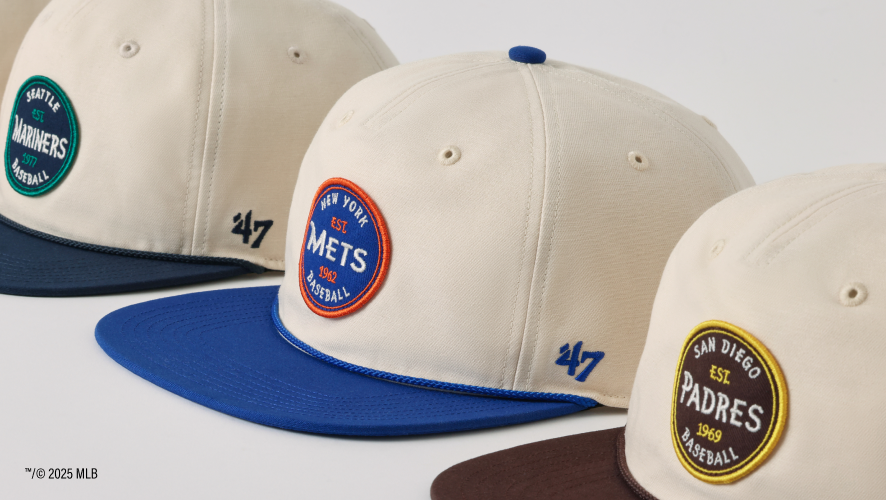 Three hats in a row (Mariners, Mets and Padres)