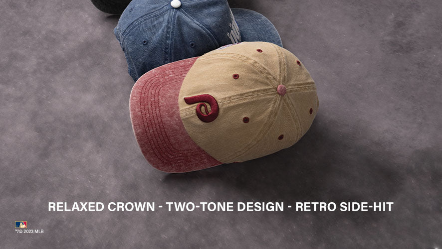 Relaxed Crown, Two-Tone Design, Retro Side-Hit