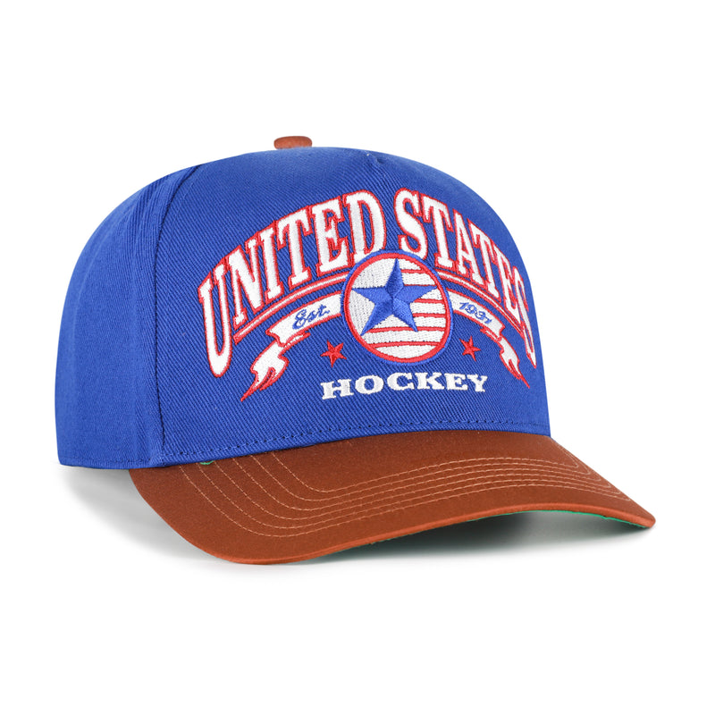 USA HOCKEY VINTAGE SPLIT BANNER '47 HITCH