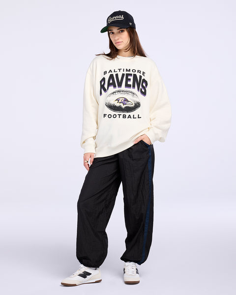 BALTIMORE RAVENS ARCH CLOUD '47 OVERSIZED CREW WOMENS