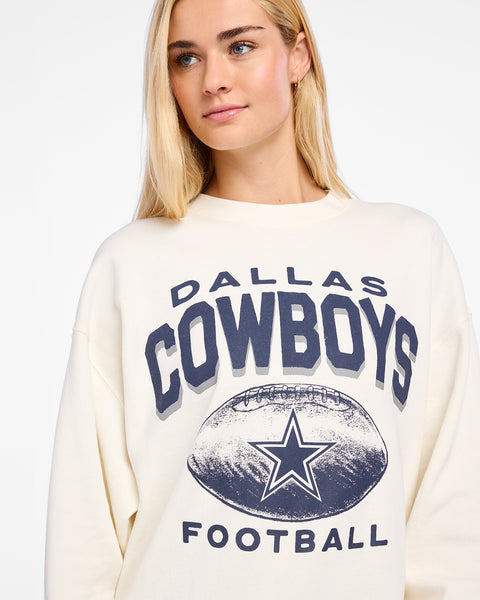 DALLAS COWBOYS ARCH CLOUD '47 OVERSIZED CREW WOMENS