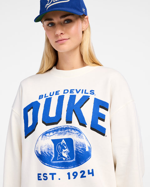 DUKE BLUE DEVILS ARCH CLOUD '47 OVERSIZED CREW WOMENS