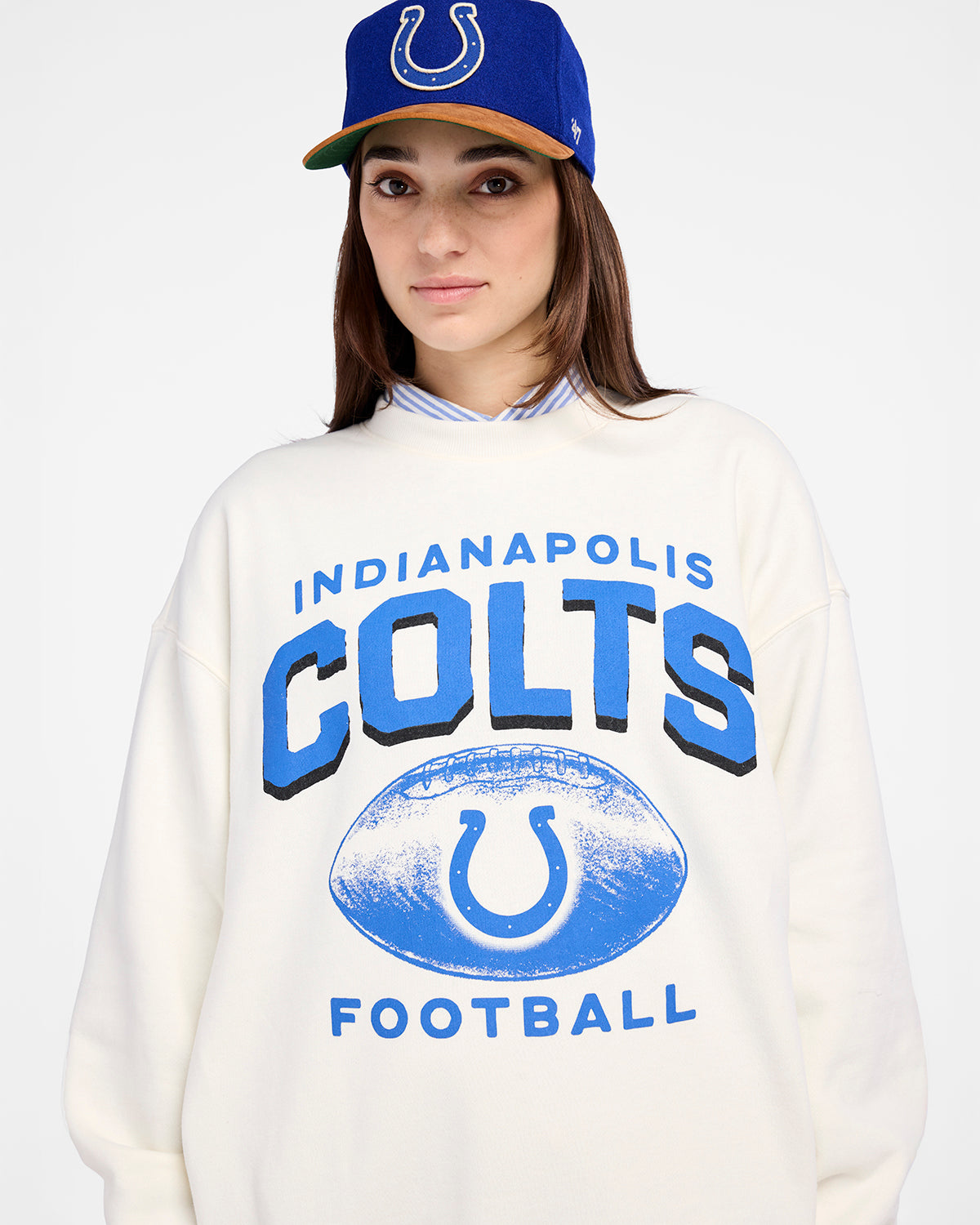 INDIANAPOLIS COLTS ARCH CLOUD '47 OVERSIZED CREW WOMENS