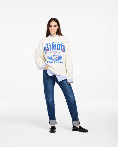 NEW ENGLAND PATRIOTS HISTORIC ARCH CLOUD '47 OVERSIZED CREW WOMENS