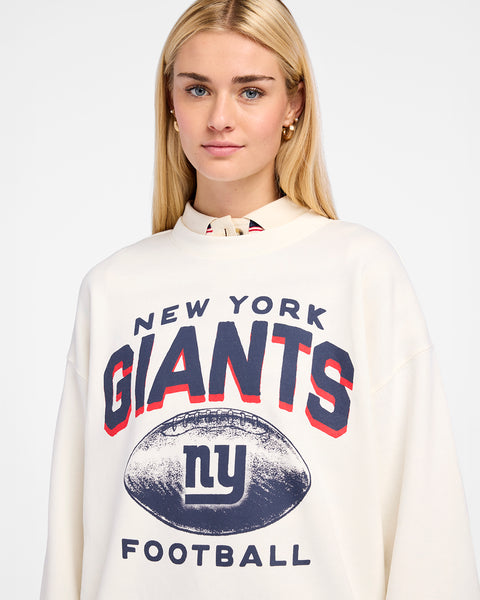 NEW YORK GIANTS HISTORIC ARCH CLOUD '47 OVERSIZED CREW WOMENS