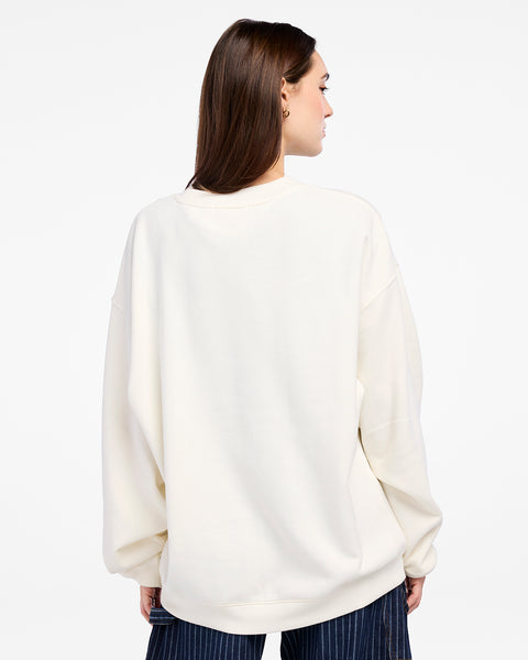 NEW YORK JETS HISTORIC ARCH CLOUD '47 OVERSIZED CREW WOMENS