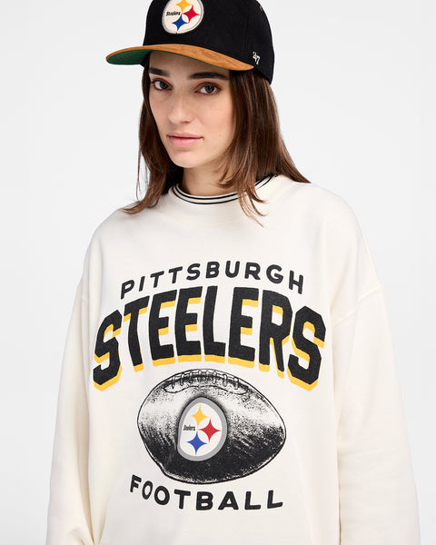 PITTSBURGH STEELERS ARCH CLOUD '47 OVERSIZED CREW WOMENS