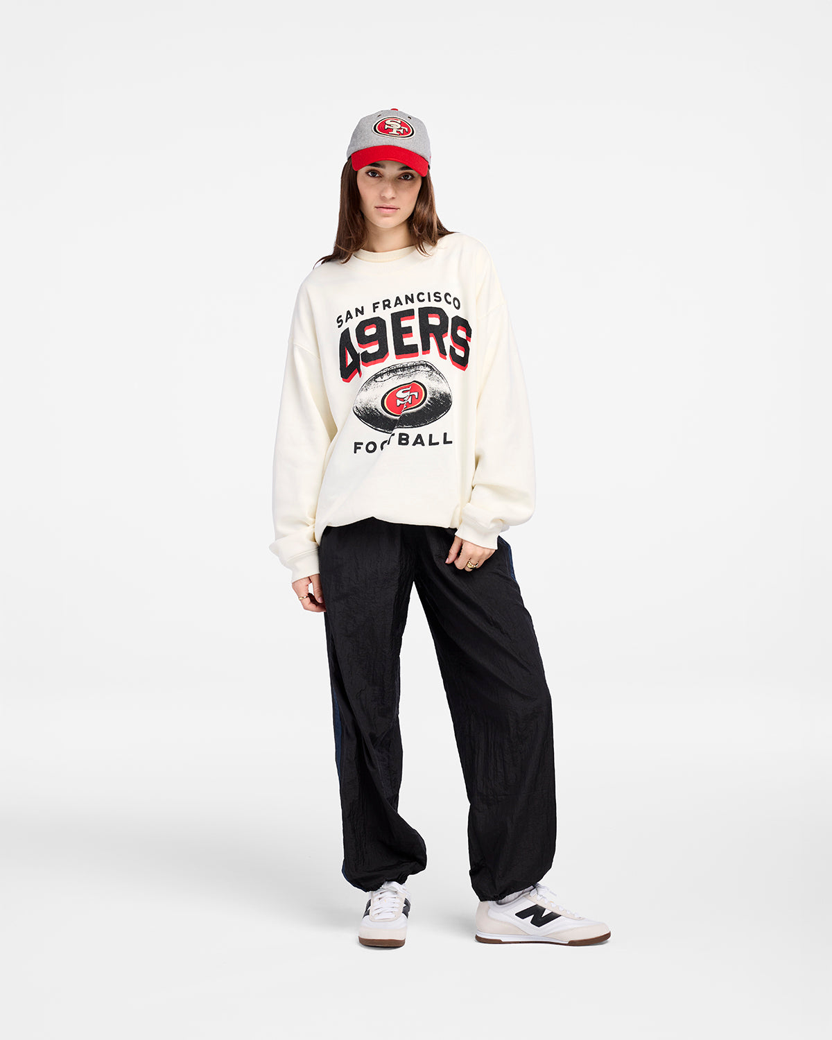 SAN FRANCISCO 49ERS ARCH CLOUD '47 OVERSIZED CREW WOMENS