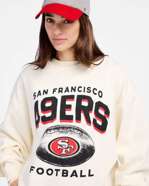 SAN FRANCISCO 49ERS ARCH CLOUD '47 OVERSIZED CREW WOMENS