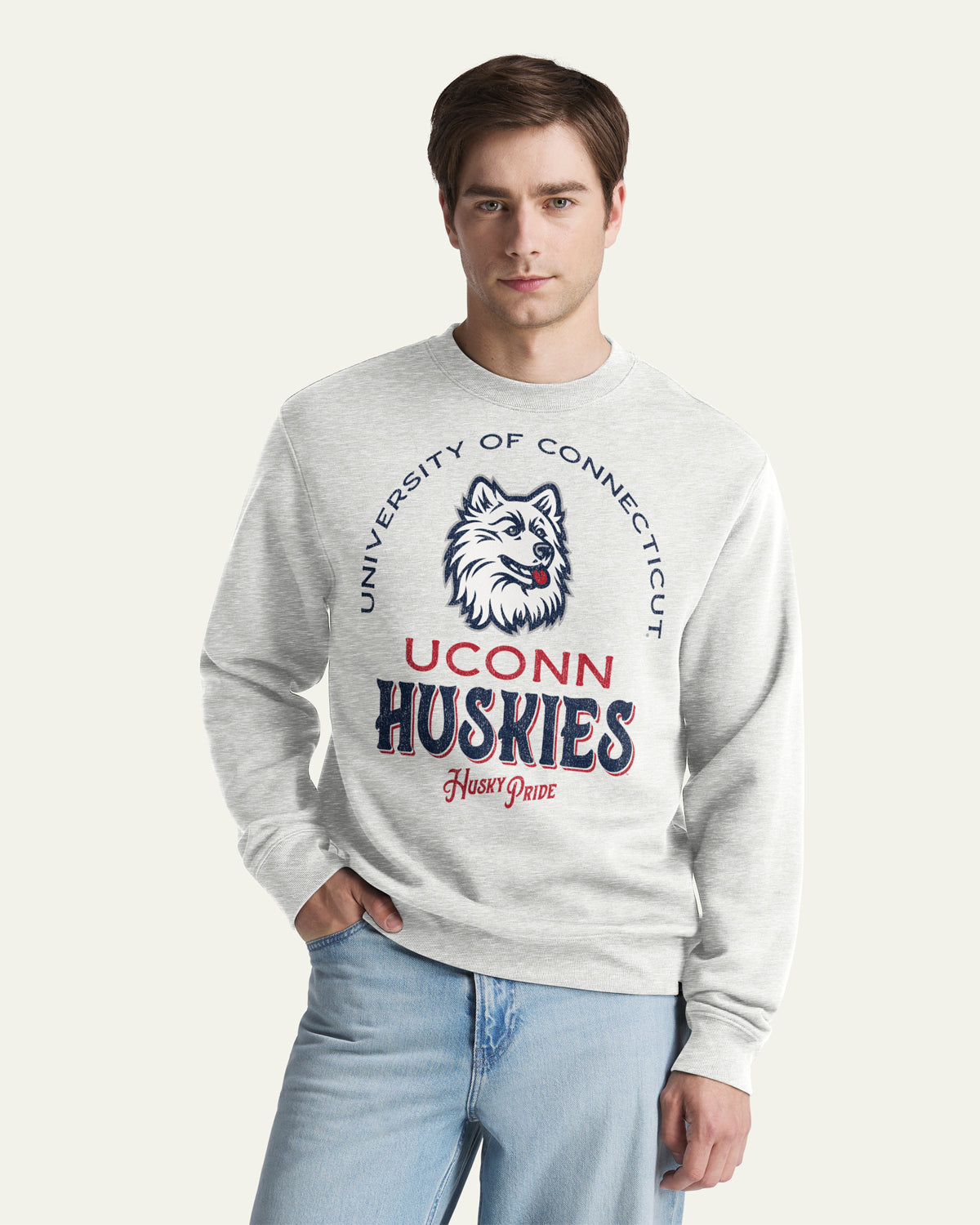 CONNECTICUT HUSKIES UCONN VINTAGE JUGGLETOSS '47 EVERYDAY CREW