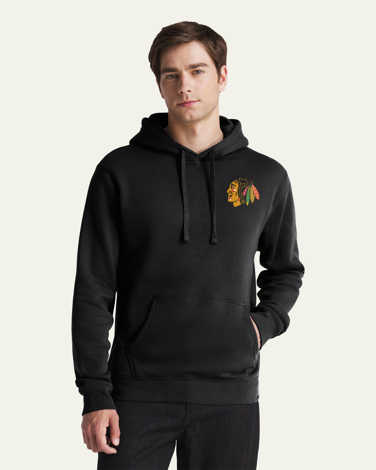 CHICAGO BLACKHAWKS GAME MARK BACKER '47 EVERYDAY HOOD