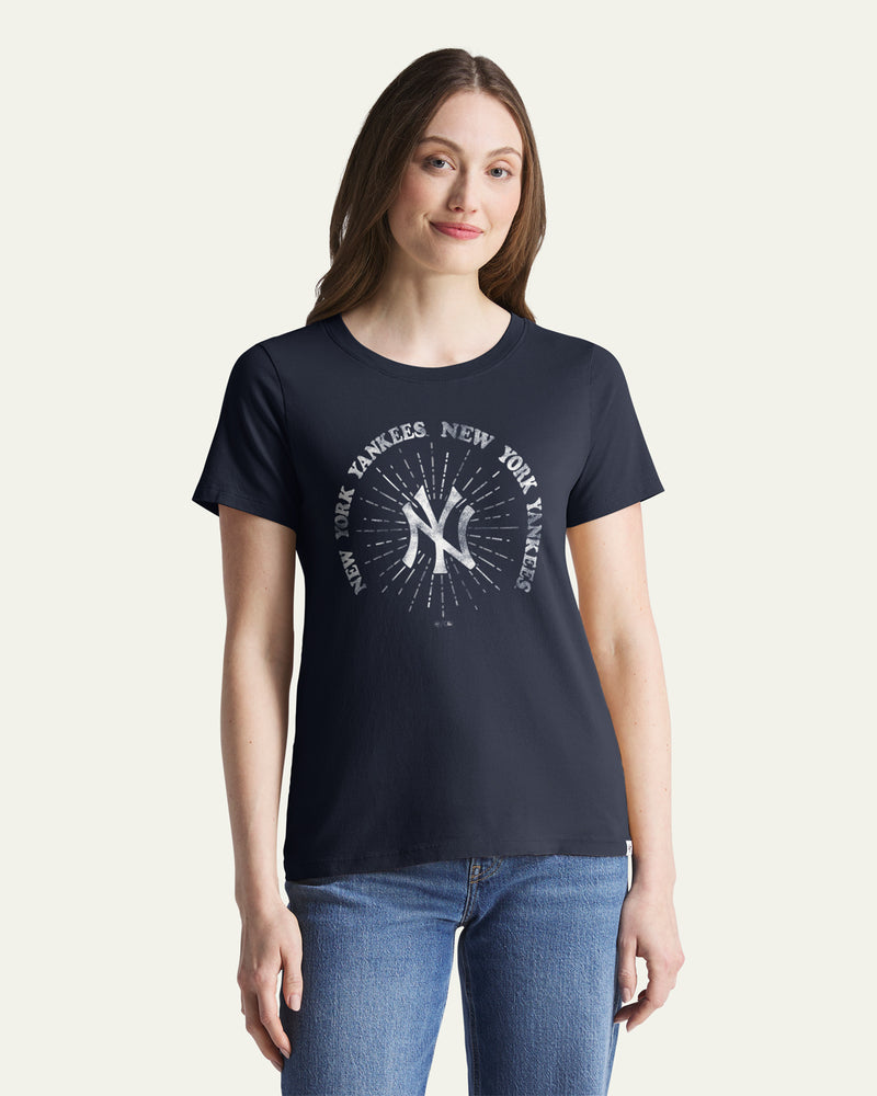 NEW YORK YANKEES SHINE LINES '47 WOMEN'S EVERYDAY TEE