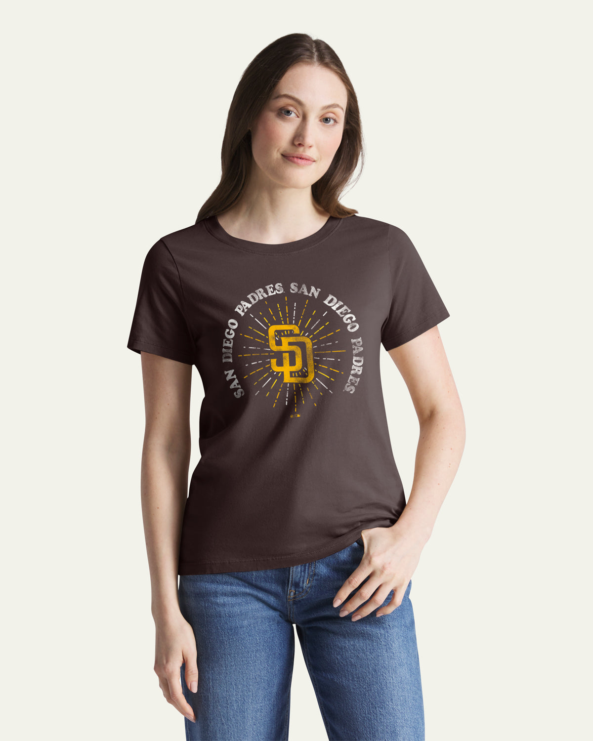 SAN DIEGO PADRES SHINE LINES '47 WOMEN'S EVERYDAY TEE