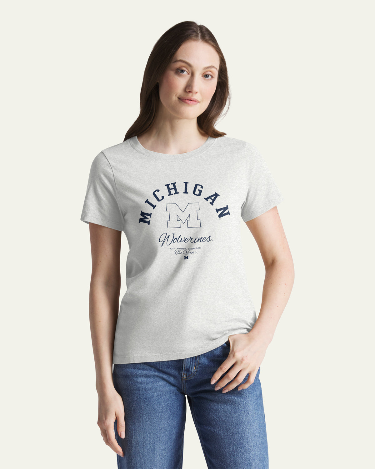 MICHIGAN WOLVERINES ARCBALL '47 WOMEN'S EVERYDAY TEE