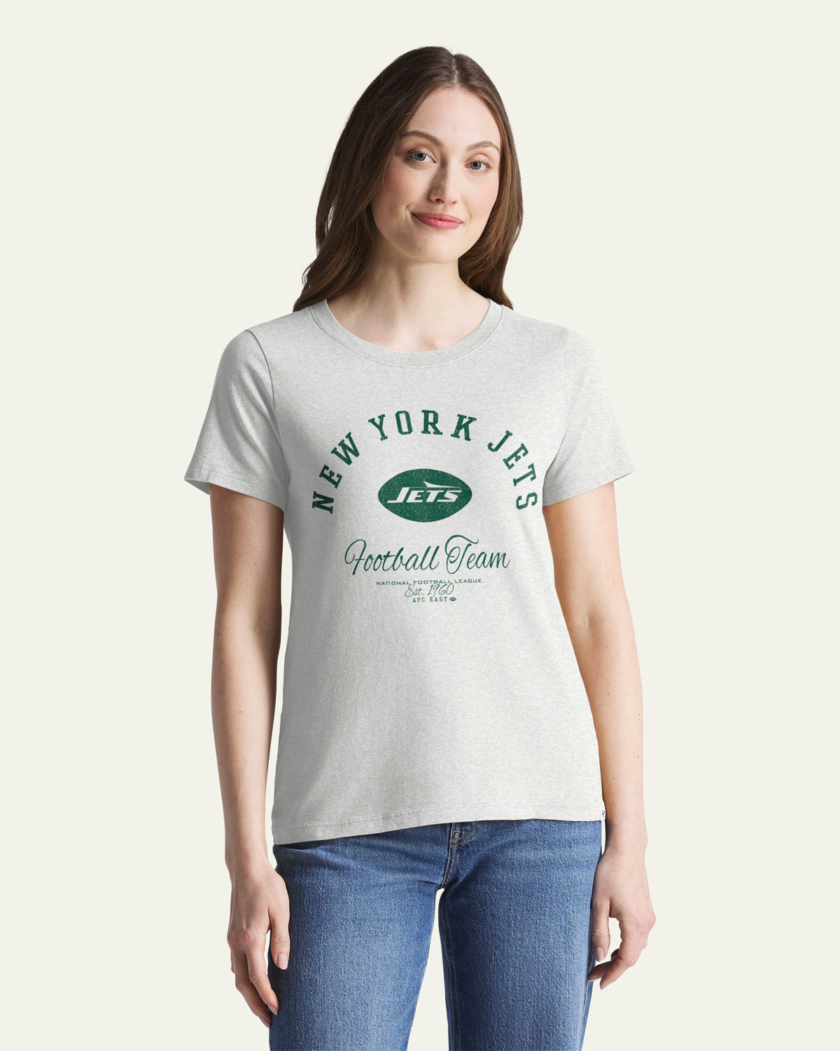 NEW YORK JETS ARCBALL '47 EVERYDAY TEE WOMEN