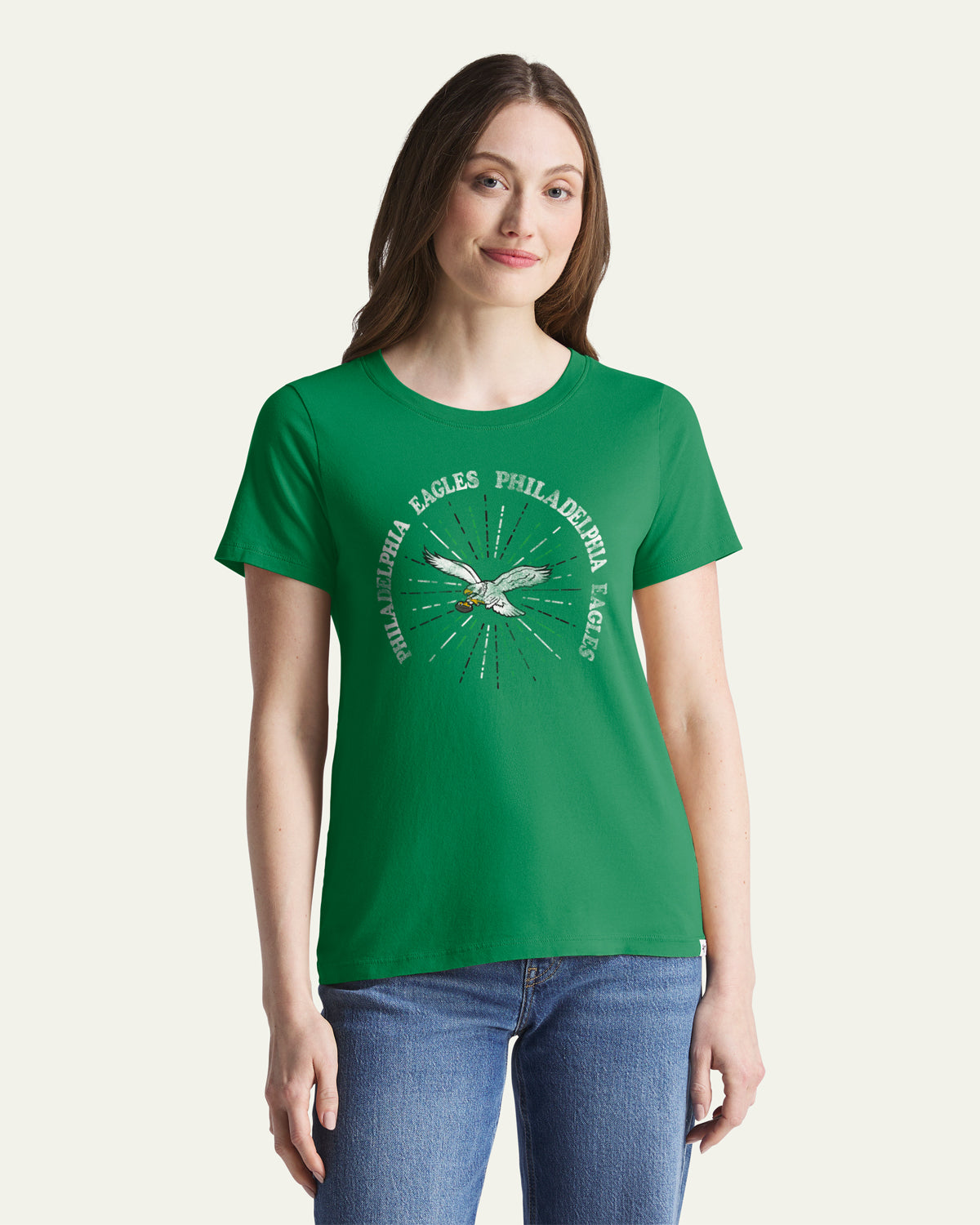 PHILADELPHIA EAGLES HISTORIC SHINE LINES '47 WOMEN'S EVERYDAY TEE