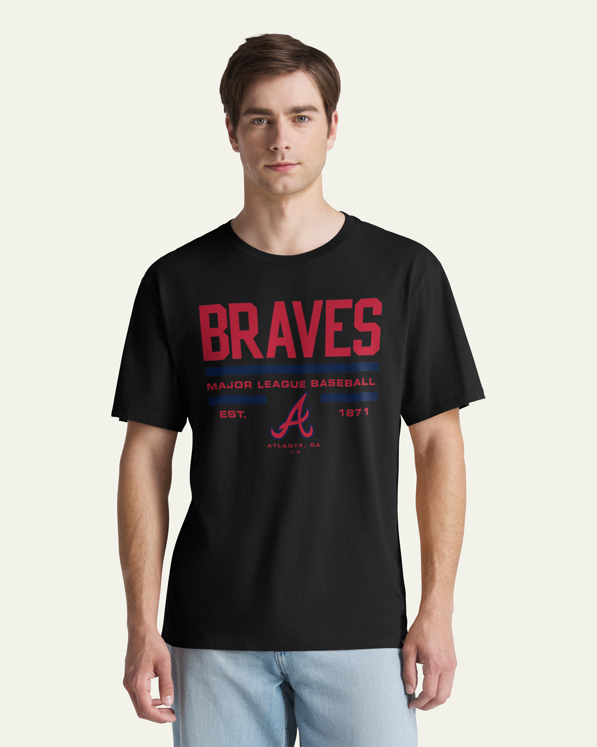 ATLANTA BRAVES STACK BLOCK '47 EVERYDAY TEE