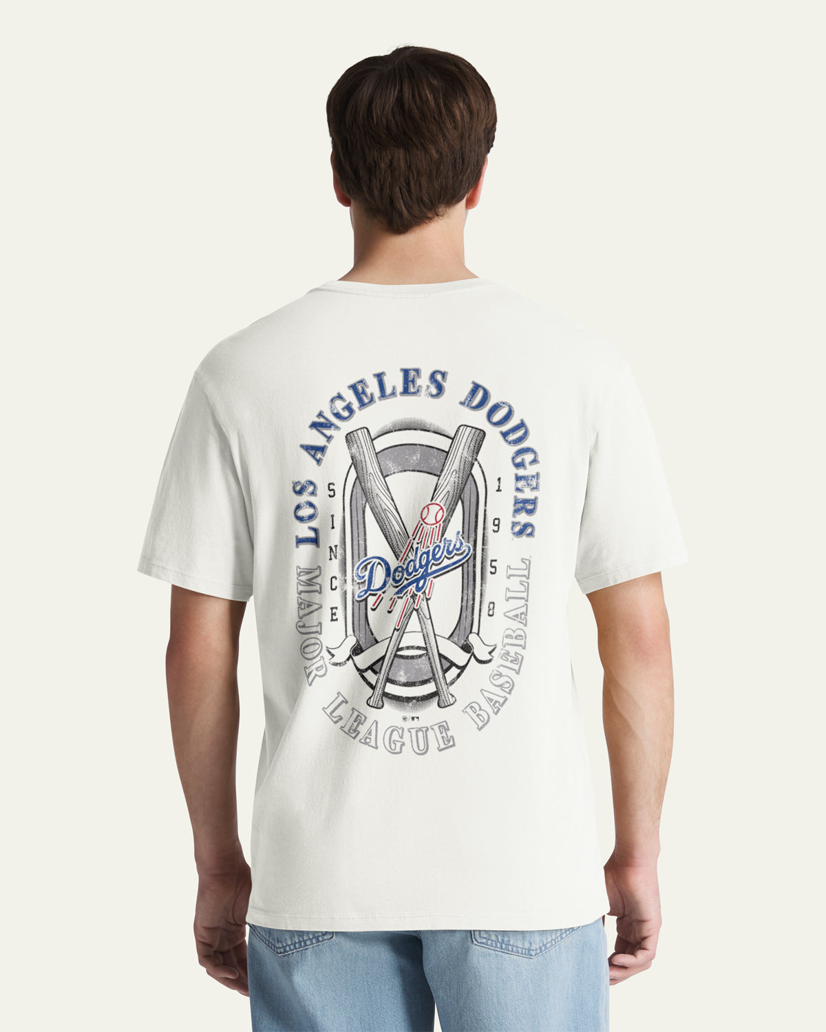 LOS ANGELES DODGERS OVAL SPORT BACKER '47 EVERYDAY TEE