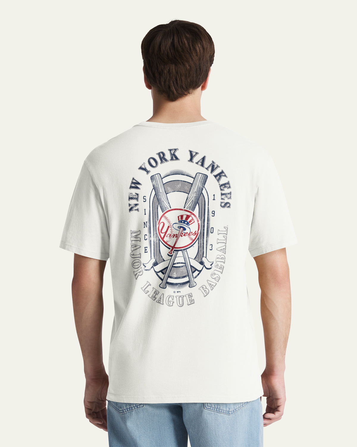 NEW YORK YANKEES OVAL SPORT BACKER '47 EVERYDAY TEE