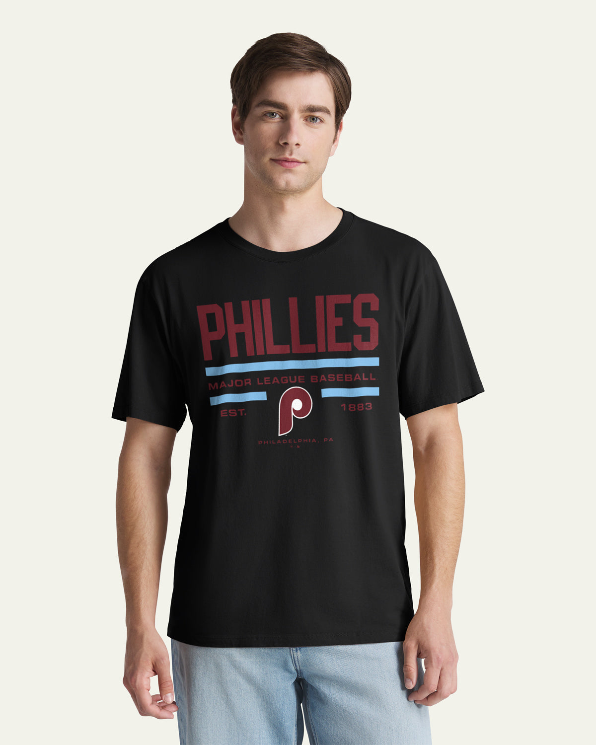 PHILADELPHIA PHILLIES STACK BLOCK '47 EVERYDAY TEE