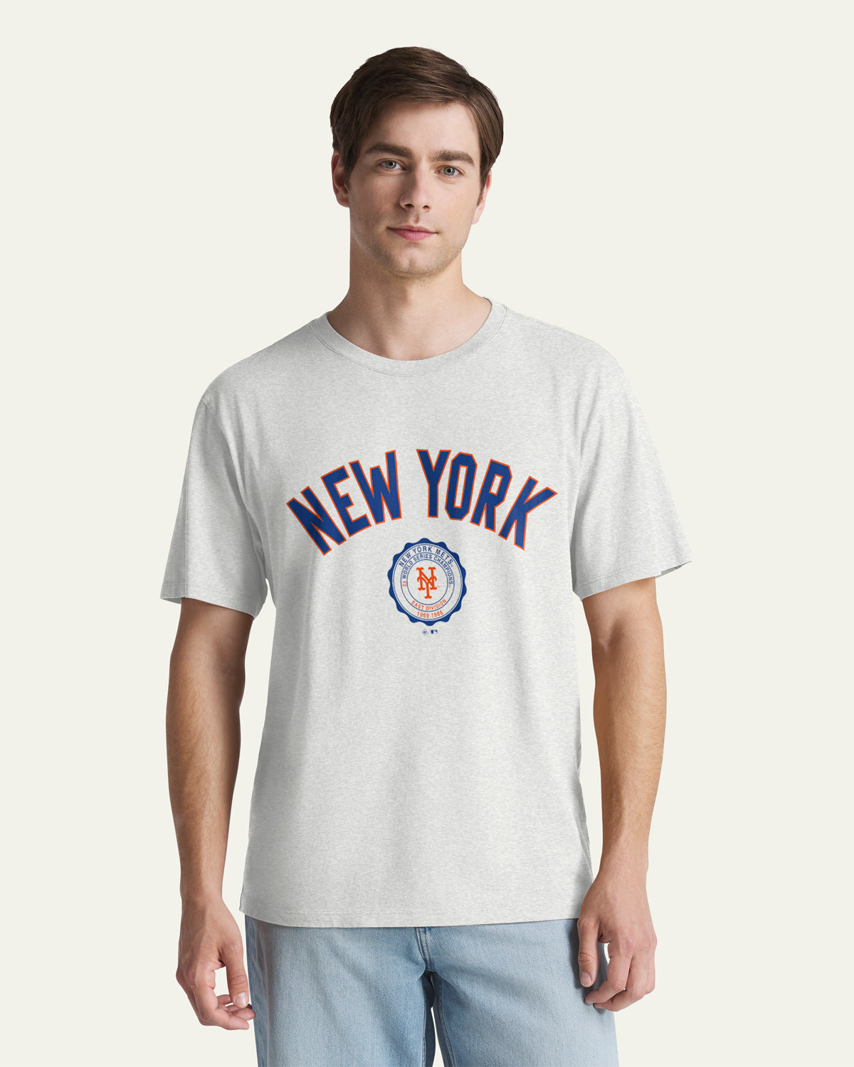 NEW YORK METS COOPERSTOWN CREST BEND '47 EVERYDAY TEE
