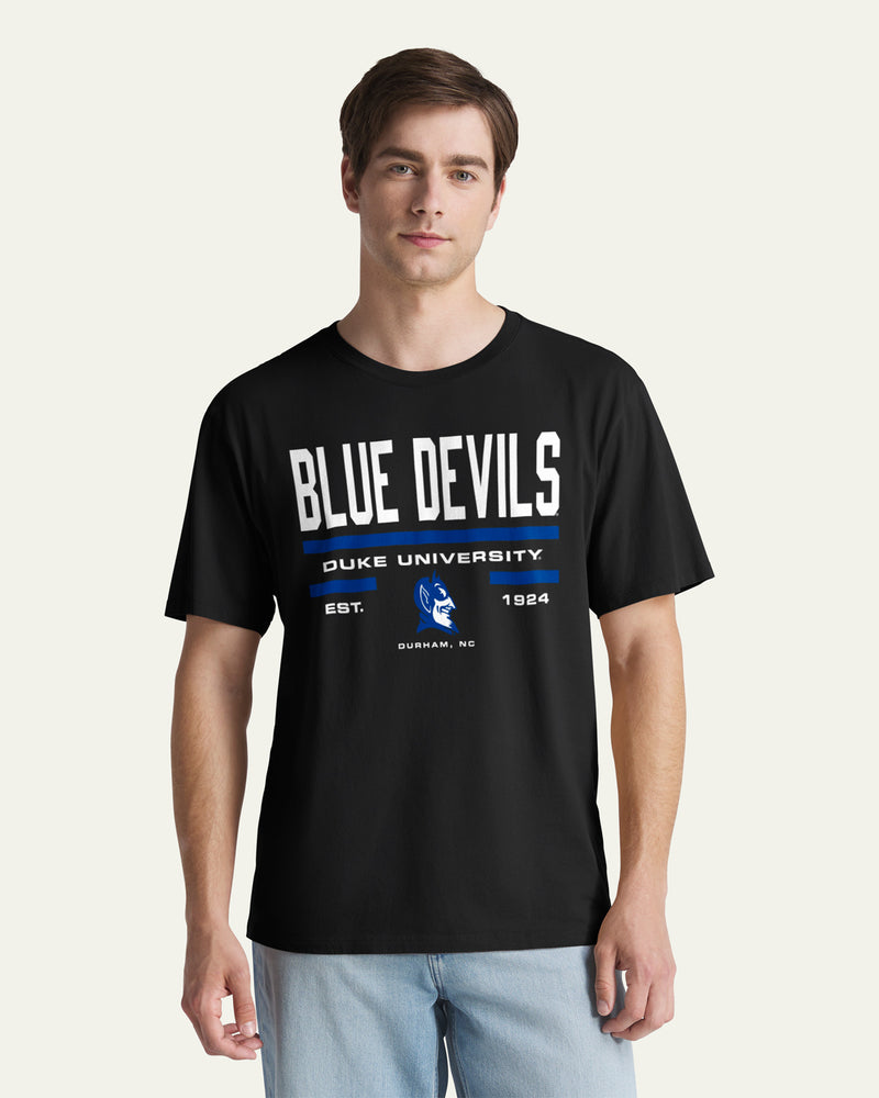 DUKE BLUE DEVILS STACK BLOCK '47 EVERYDAY TEE