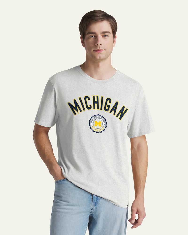 MICHIGAN WOLVERINES CREST BEND '47 EVERYDAY TEE
