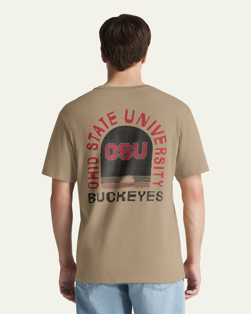OHIO STATE BUCKEYES BLEACHER BEACH '47 EVERYDAY TEE