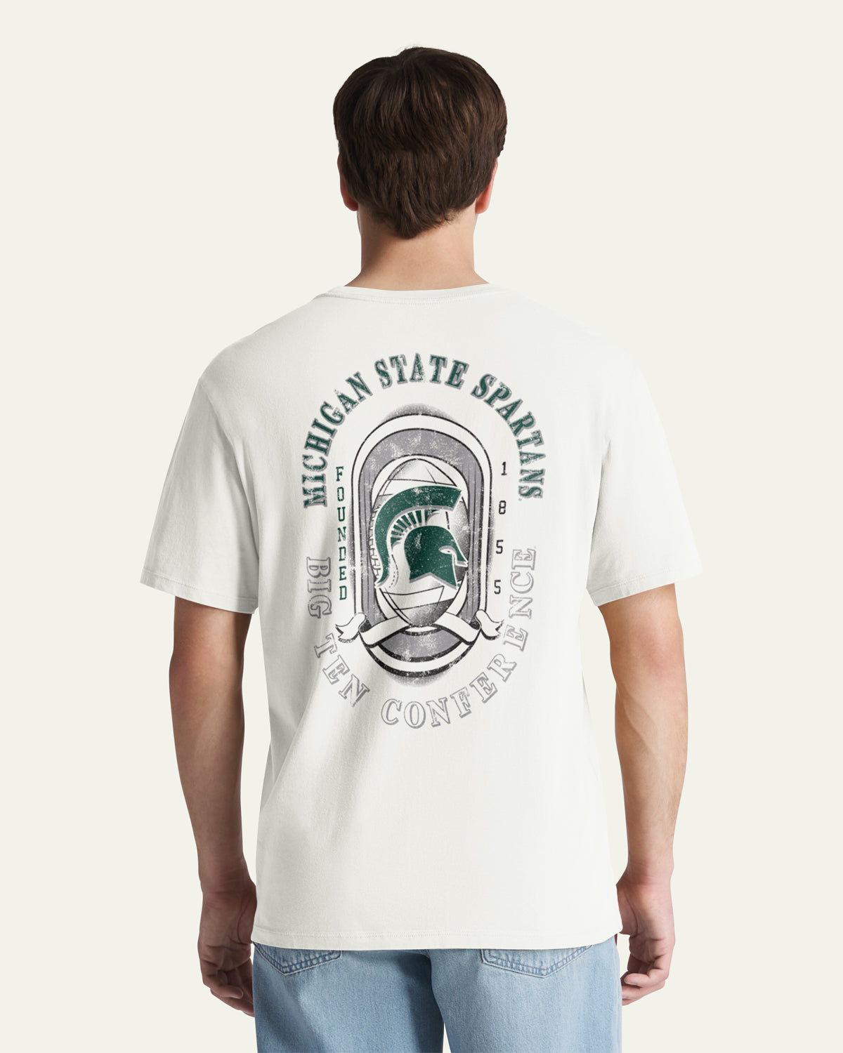 MICHIGAN STATE SPARTANS OVAL SPORT BACKER '47 EVERYDAY TEE