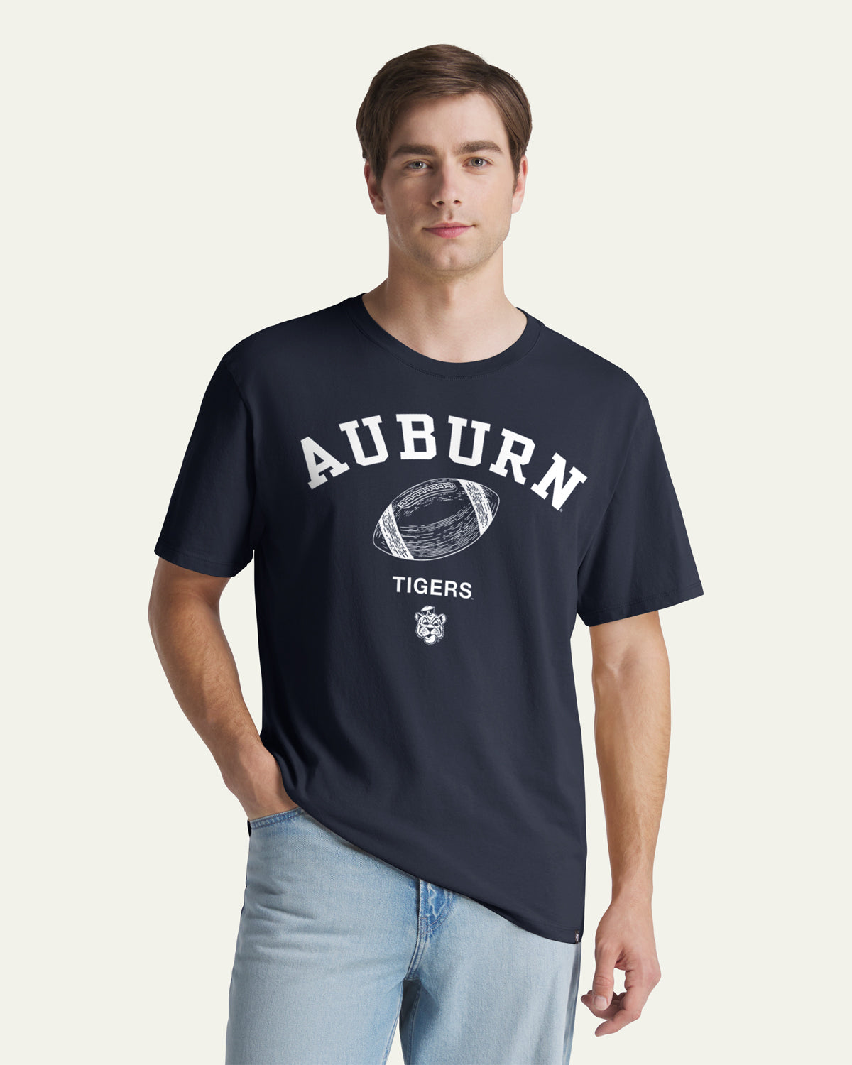 AUBURN TIGERS VIN PLAY BLOCK '47 EVERYDAY TEE
