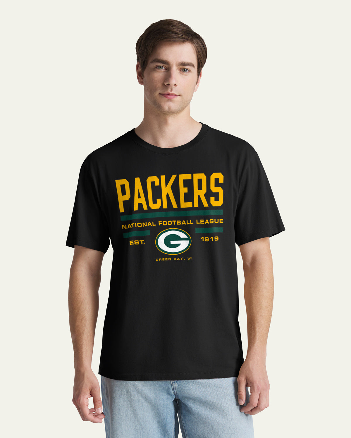 GREEN BAY PACKERS STACK BLOCK '47 EVERYDAY TEE