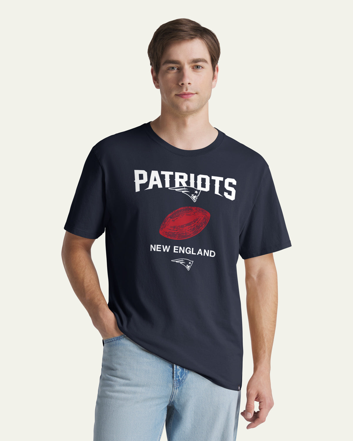 NEW ENGLAND PATRIOTS PLAY BLOCK '47 EVERYDAY TEE