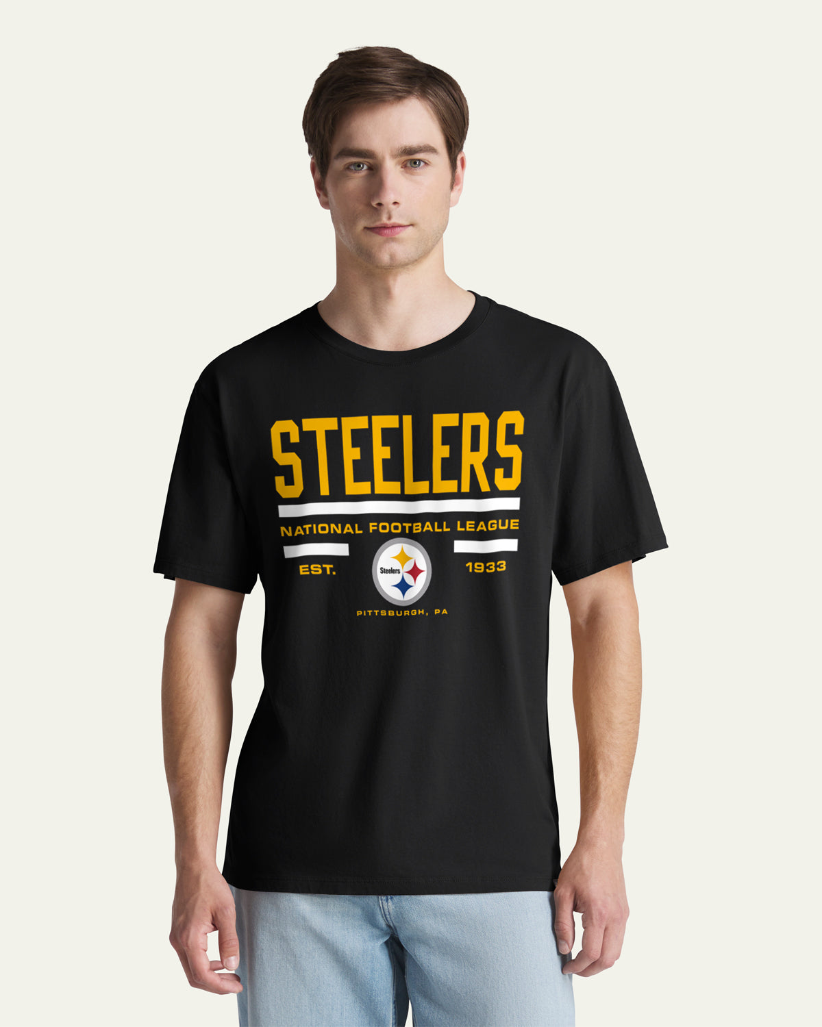 PITTSBURGH STEELERS STACK BLOCK '47 EVERYDAY TEE
