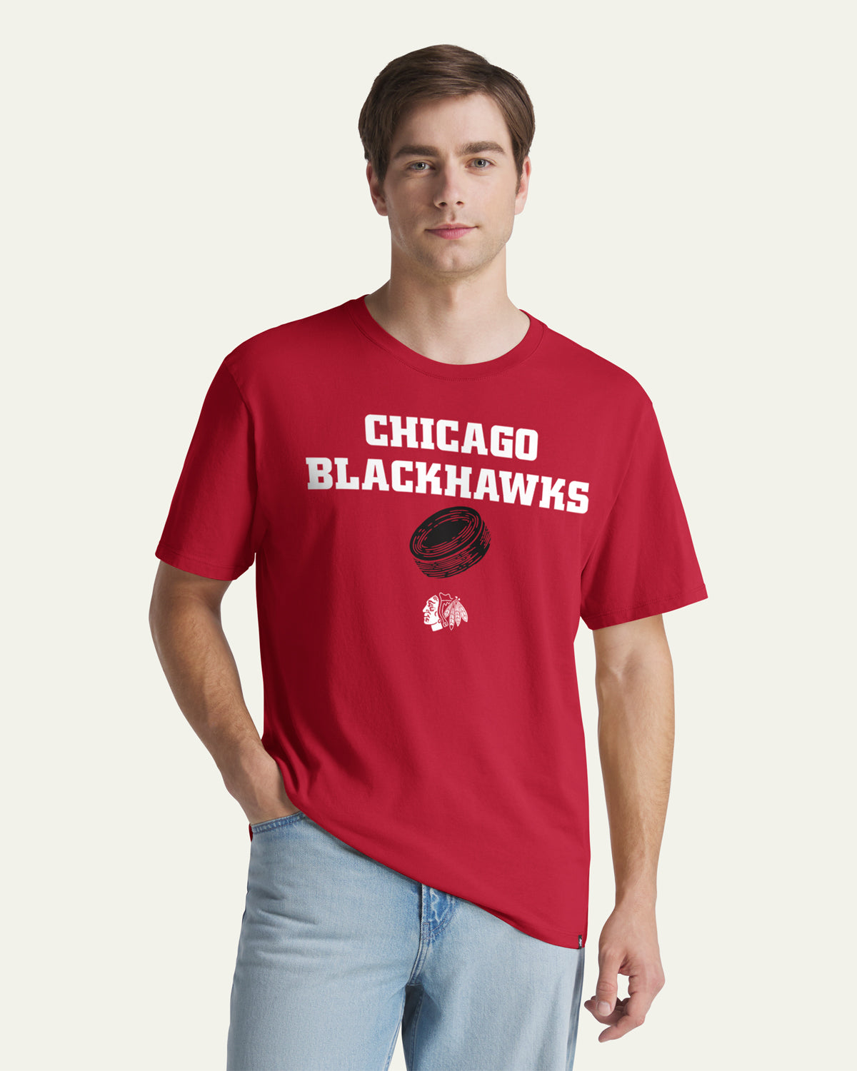 CHICAGO BLACKHAWKS PLAY BLOCK '47 EVERYDAY TEE
