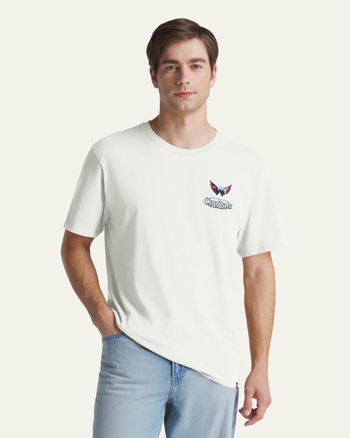 WASHINGTON CAPITALS OVAL SPORT BACKER '47 EVERYDAY TEE