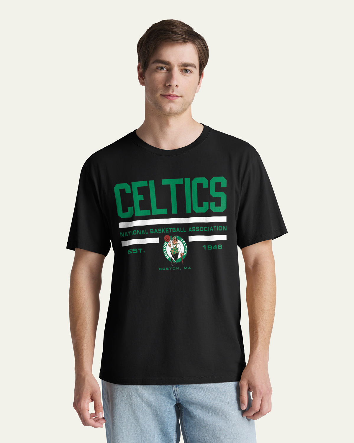 BOSTON CELTICS STACK BLOCK '47 EVERYDAY TEE