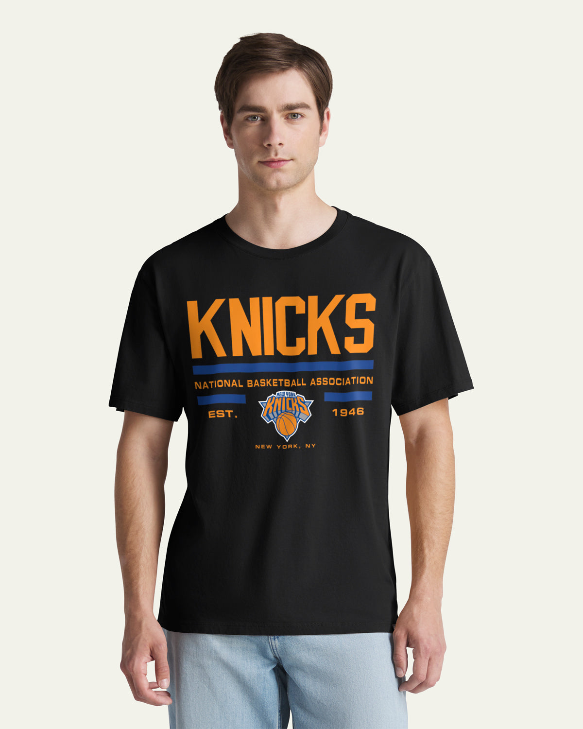 NEW YORK KNICKS STACK BLOCK '47 EVERYDAY TEE