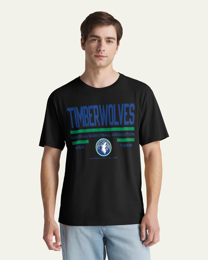MINNESOTA TIMBERWOLVES STACK BLOCK '47 EVERYDAY TEE